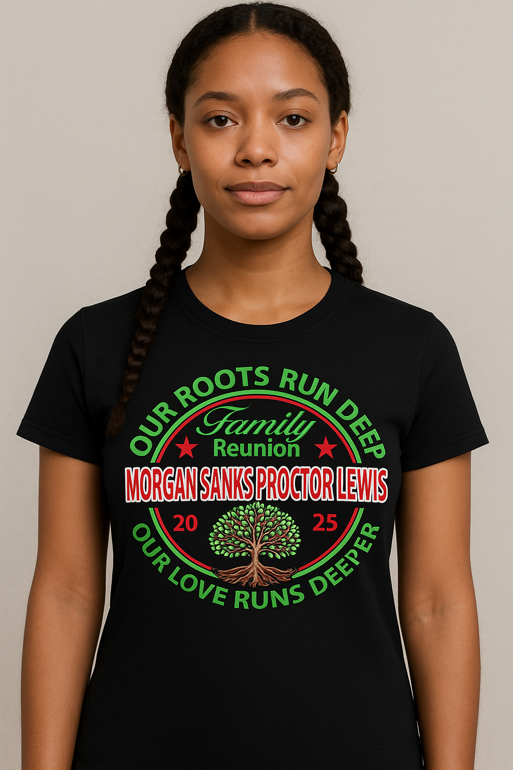 Morgan • Sanks • Proctor • Lewis Family Reunion 2025 cruise shirts